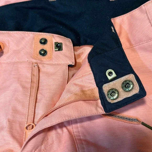 Roxy Backyard Snowboard Ski Pants Coral Women Size S - Picture 7 of 15